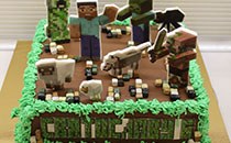 Торт MineCraft