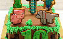 Торт Minecraft